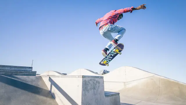 Ilustrasi skateboard