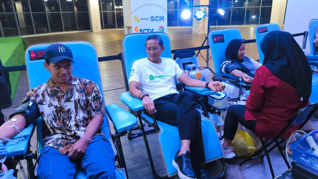 Sandiaga Uno dan Komunitas Thalassemia Movement Gencarkan Donor Darah Ramadan