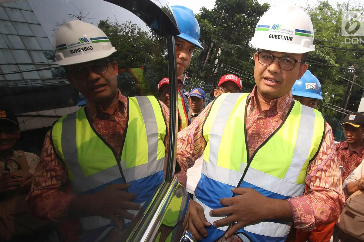 Anies-Sandi Tinjau Proyek MRT