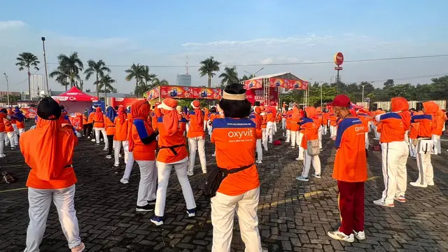 Kolaborasi Ajak 1.000 Orang Ikuti Senam Pernafasan Oks Terus