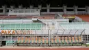 Suasana di Stadion Pakansari, Bogor, Selasa (3/3/2020). Stadion tersebut merupakan salah satu kandidat veneu untuk piala dunia U-20 pada 2021. (Bola.com/M Iqbal Ichsan)