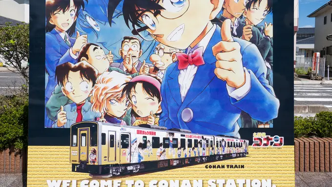 Kangen Detektif Conan? Yuk, Pergi ke Stasiun Conan di Jepang