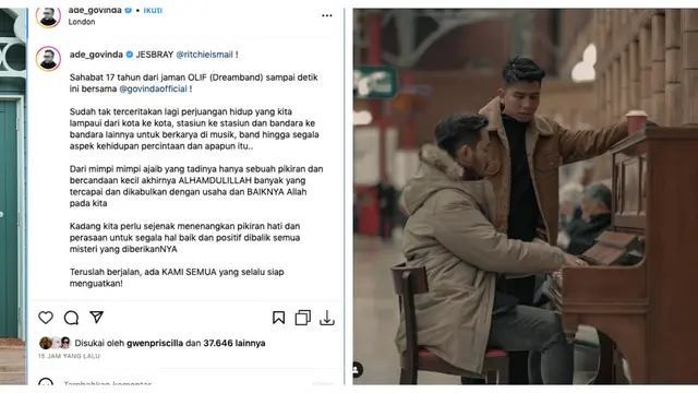 Dukungan Personel Govinda untuk Jeje di Tengah Kasus Perselingkuhan Syahnaz Sadiqah - Rendy Kjaernett: Teruslah Jalan, Kami Siap Menguatkan