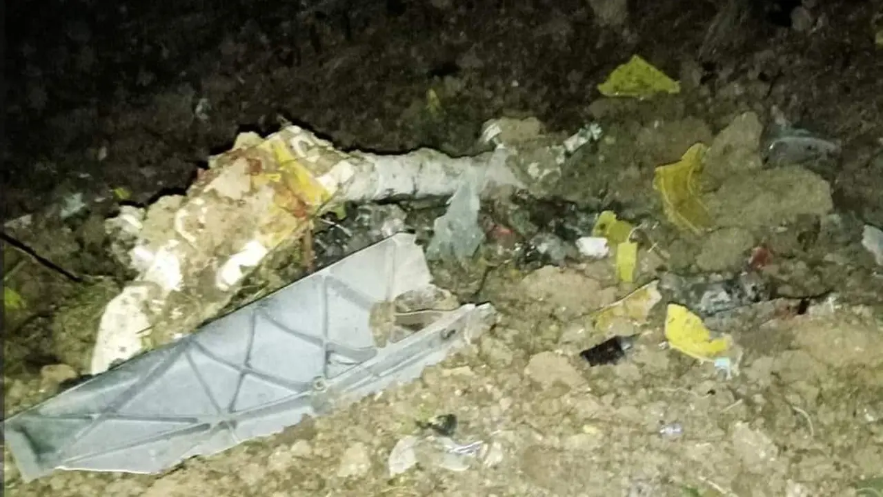 Pesawat TNI AU jatuh di Blora, Jawa Tengah. (Foto: Liputan6.com/Istimewa)