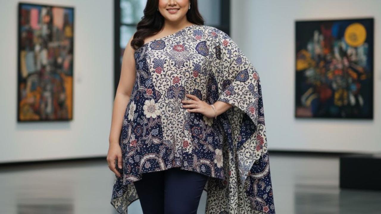 Ilustrasi Atasan Batik