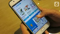 Sebuah aplikasi Mapel di industri market place di sela-sela peluncuran di Jakarta, Minggu (15/3/2020). Platform Mapel yang mengusung slogan belanja senang harga senang menghadirkan produk-produk yang dijual dengan harga terbaik. (Liputan6.com/Fery Pradolo)