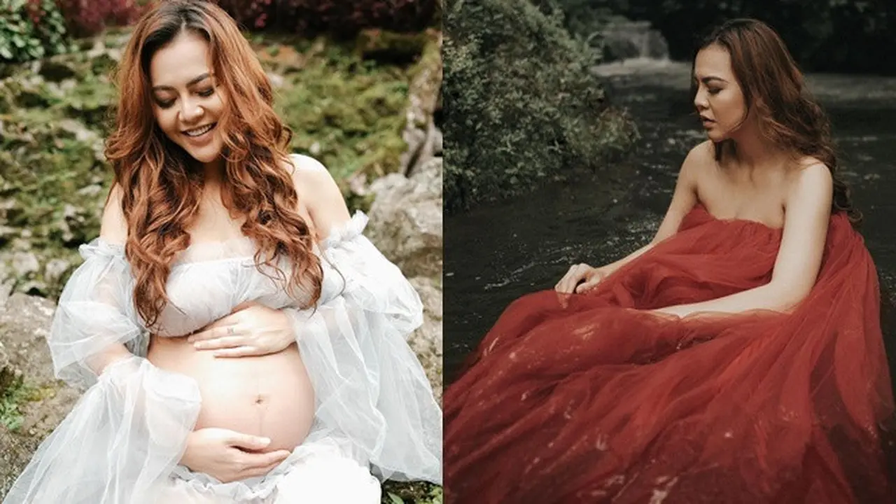 Alami KDRT dan Gugat Cerai Suami, Ini 6 Maternity Shoot Ratu Rizky Nabila