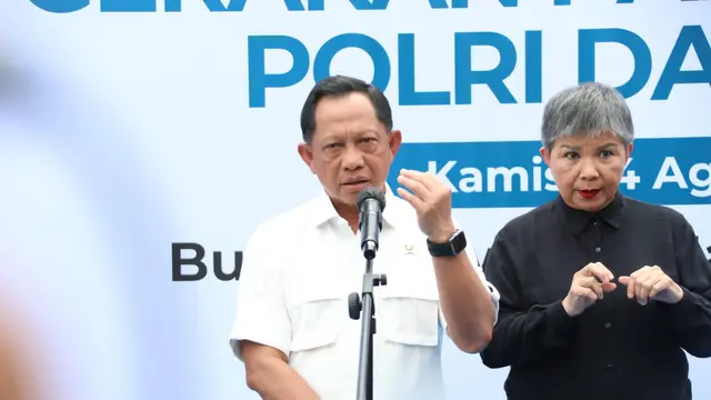 Mendagri Tito Puji Sinergi Perum Bulog dan Polri dalam Gerakan Pangan Murah