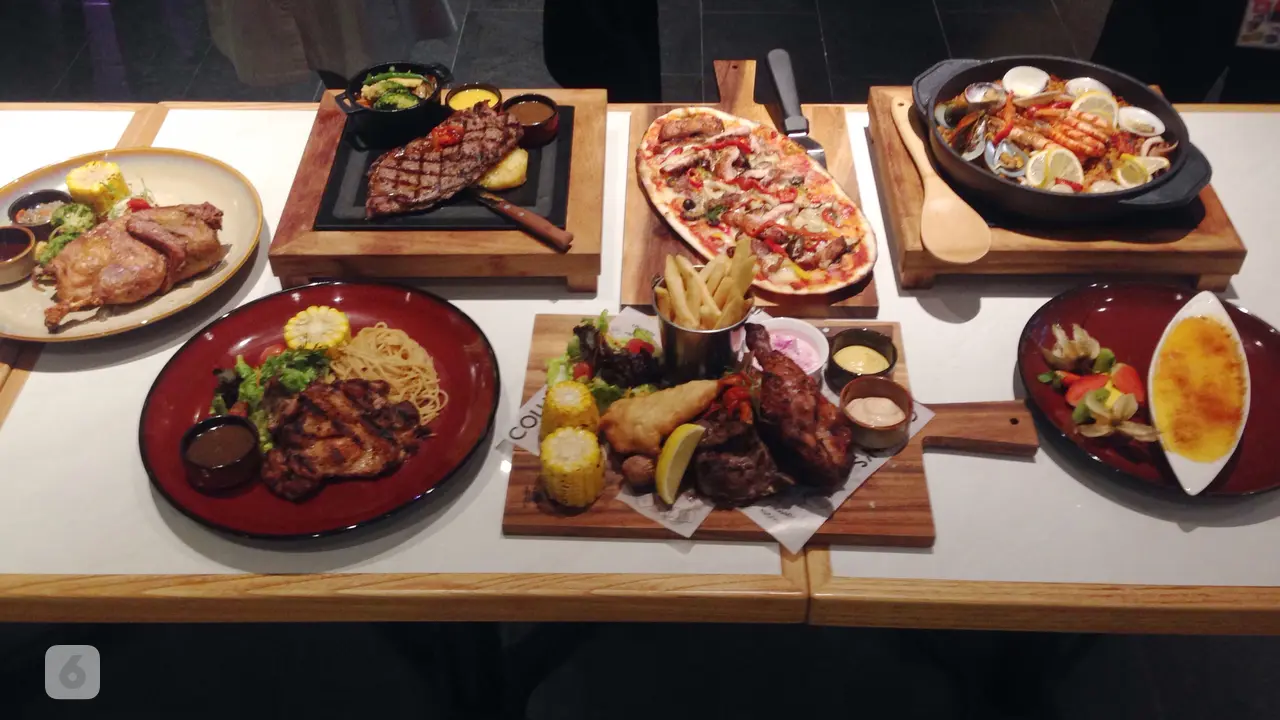 Buka Perdana di Indonesia, Hidangan Collin's Dimasak dengan Charcoal Oven