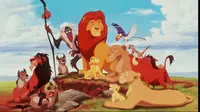 Sungguh menakjubkan, ternyata adegan dari film kartun The Lion King benar-benar ada di alam nyata, guys!