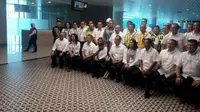 Menteri Badan Usaha Milik Negara (BUMN) Rini Soemarno meninjau Bandara Yogyakarta International Airport (Foto: Liputan6.com/Yanuar H)