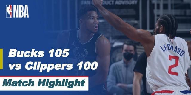 VIDEO: Highlights NBA, LA Clippers Menelan Kekalahan dari Milwaukee Bucks