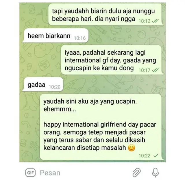 6 Chat Cowok Tunggu Gebetan Putus dari Pacar Ini Bikin Sesak