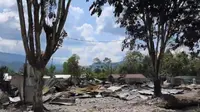 Dampak Kerusuhan di Elelim Kabupaten Yalimo (Foto: Katharina Janur/Liputan6.com)
