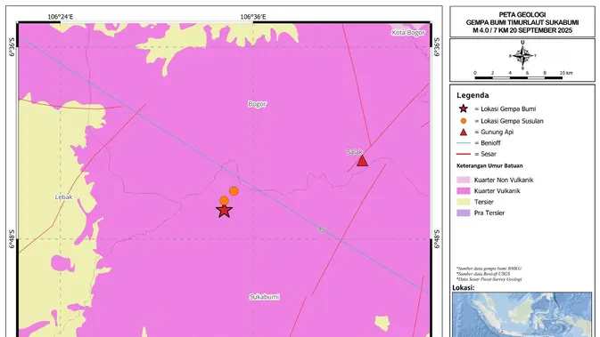 Seluk Beluk Sesar Bayar-Salak, Sumber Gempa Merusak di Sukabumi