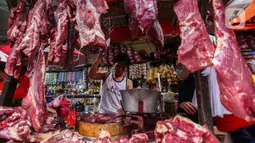 Pedagang Keluhkan Harga Daging Sapi Tak Kunjung Turun