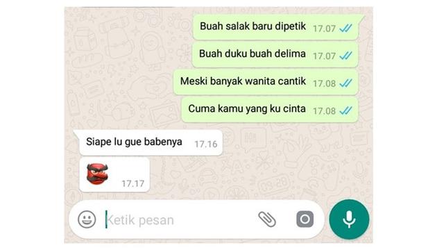 6 Percakapan Terlanjur Pantun Ini Bikin Ketawa Ngakak Hot