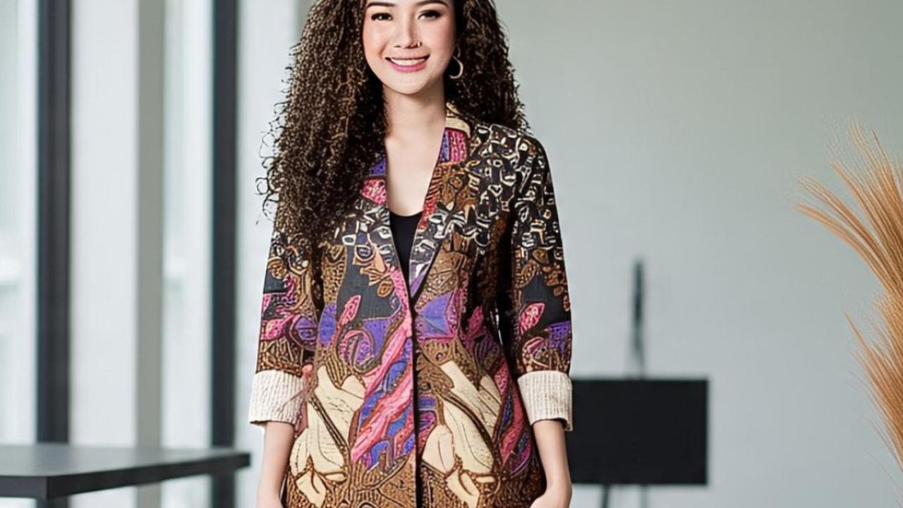 7 Model Jas Kombinasi Batik Wanita yang Trendi di Tahun 2025, Elegan dan Pancarkan Visual Berkelas