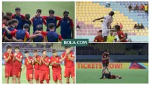 Bek muda Timnas Spanyol, Pau Cubarsi, tiga tahun yang lalu, dia masih seorang bocah remaja saat bermain di Piala Dunia U-17 2023 di Indonesia. (Bola.com/Arief Bagus)