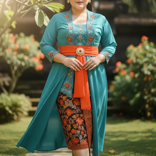 9 Model Kebaya Dress untuk Orang Gemuk