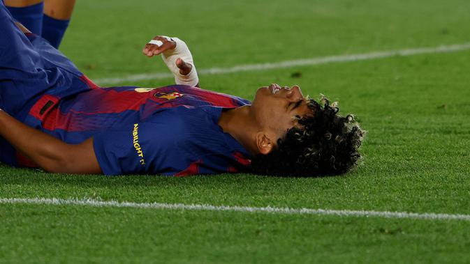 Barcelona Takut Lamine Yamal Absen hingga Akhir Musim akibat Cedera Hamstring