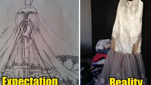 Sudah Bayar Mahal, Calon Pengantin Kecewa Gaun Rancangan Temannya Buruk Rupa