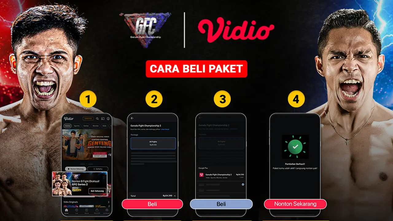 Paket Pay Per View Garuda Fight Championship Series 2