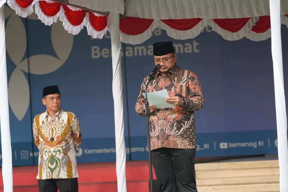 Menteri Agama Yaqut Cholil Qoumas menyatakan mendukung kelanjutan program Merdeka Belajar saat peringatan Hardiknas 2024.