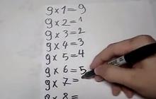 Dalam 10 detik, Anda bisa menyelesaikan perkalian 9 dengan cara ini