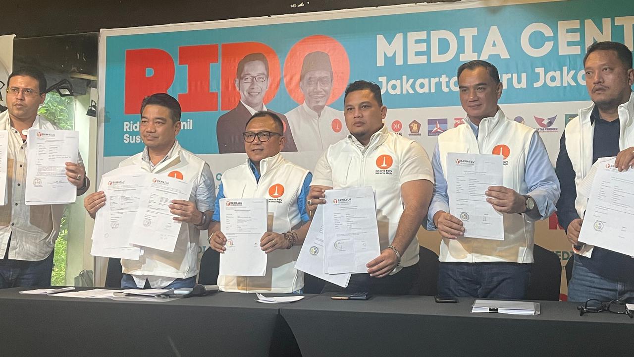 Kubu RIDO Tuding Bawaslu Tak Netral di Pilkada Jakarta, Singgung Laporan Atribut Dirusak Tak Pernah Ditindak