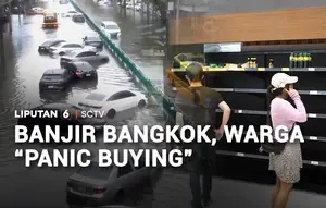 Banjir Bangkok, Warga "Panic Buying"