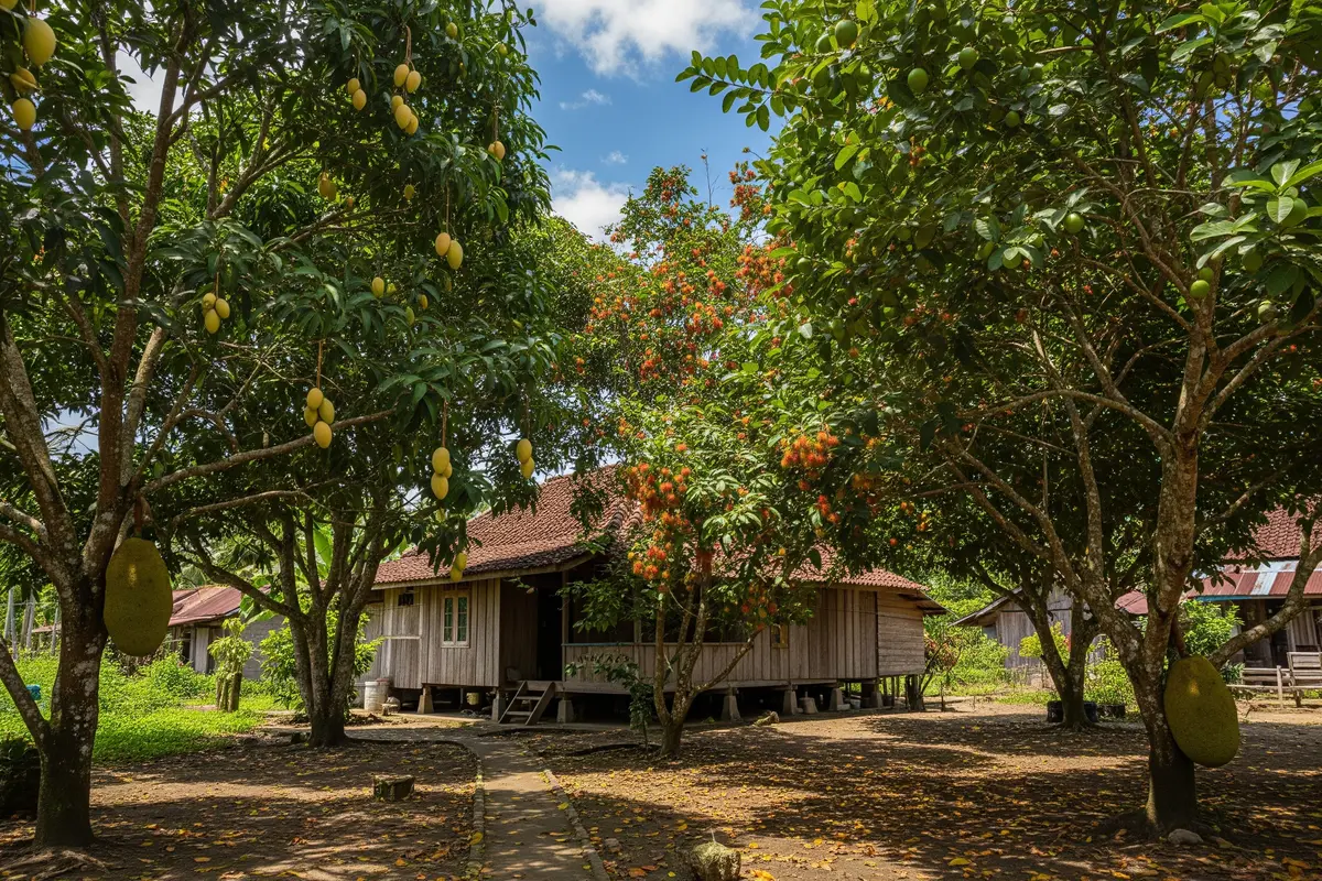 Kebun Buah Sederhana di Desa