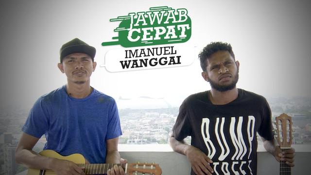 Berita video Imanuel Wanggai mendapat tantangan untuk menjawab beberapa pertanyaan yang disiapkan tim Bola.com.