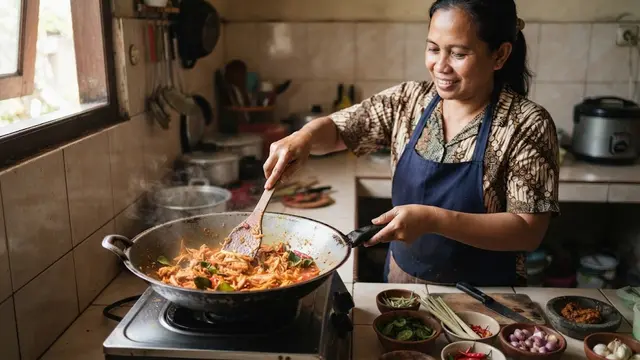 Membuat Ayam Suwir Bali Tanpa Santan