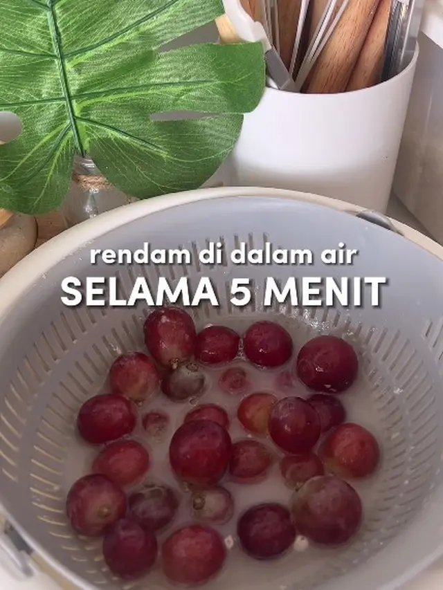 Jangan Pakai Cuka, Ini Cara Singkirkan Lilin pada Anggur Cuma dengan 2 Bahan