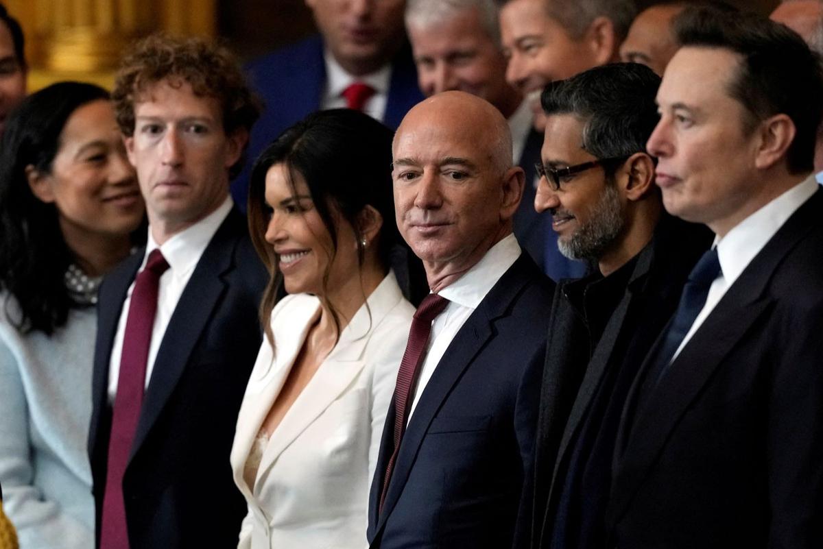 Akrabnya Bos-Bos Teknologi di Perayaan Pelantikan Donald Trump: Ada Elon Musk, Jeff Bezos, hingga Mark Zuckerberg