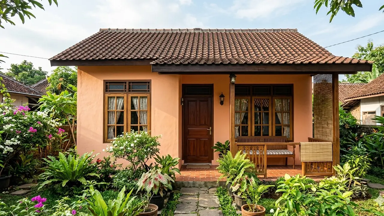 Warna Cat Dinding untuk Rumah Kecil (Foto: Gemini AI)
