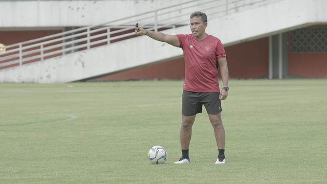 Pelatih Timnas Indonesia U-16, Bima Sakti.