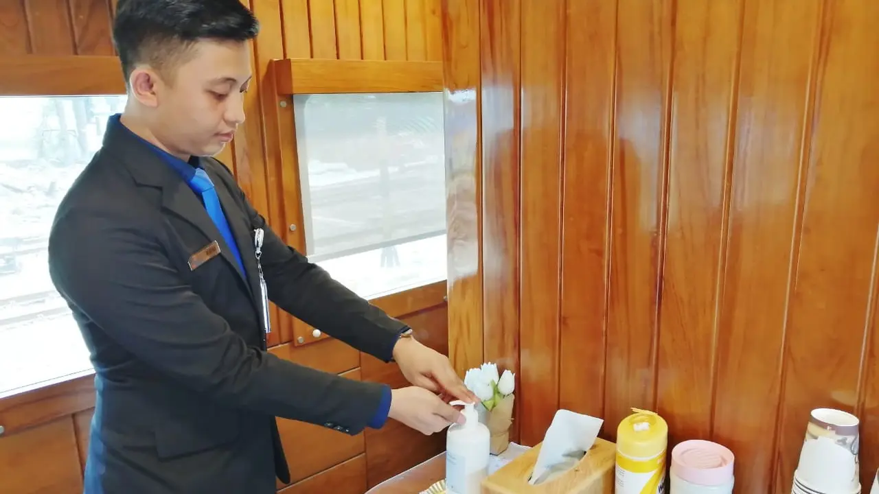 Antisipasi Virus Corona, PT Kereta Api Pariwisata Sediakan Masker dan Hand Sanitizer