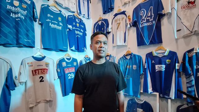 Mengenang Perjalanan Maung Bandung, Fahri Abdul Rasyid Gelar Pameran Jersey Persib dari Musim ke Musim