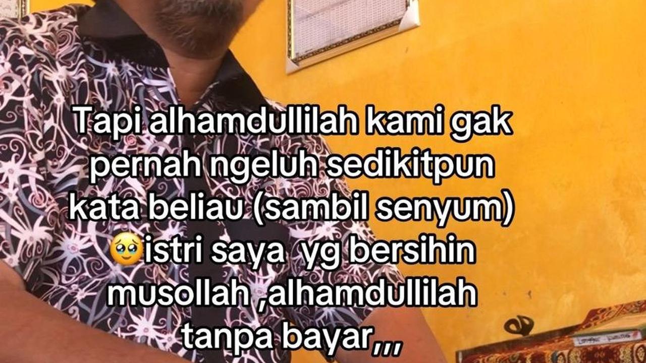 Meski begitu, bapak ini mengaku jika ia dan keluarganya tak pernah merasa kekurangan.