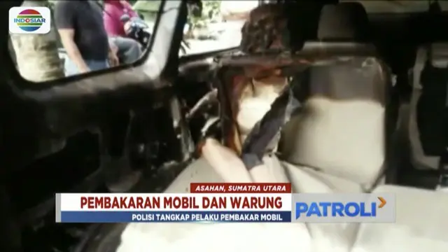 Lampiaskan frustasi, seorang pria di Asahan, Sumatra Utara membakar enam mobil dan satu warung.