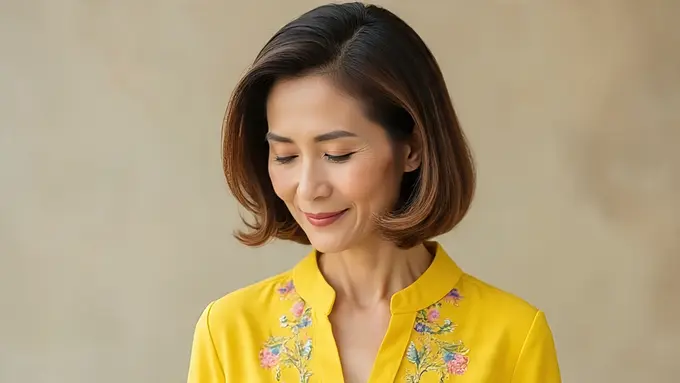 10 Gaya Rambut Hits 2025 yang Bikin Wanita Usia 50 Tahunan Tampil Lebih Muda