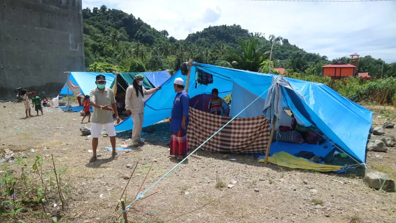 Pengungsi gempa Sulbar