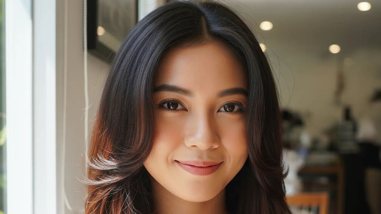 9 Model Rambut Panjang Layer ala Korea