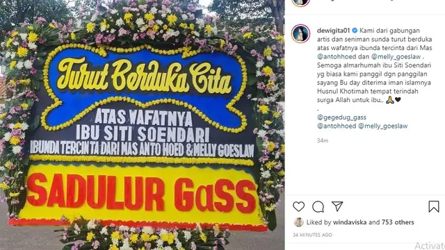Dewi Gita (Foto: Instagram/@dewigita01)