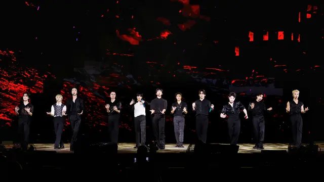 Konser Seventeen Right Here Day 2 Sukses Digelar di Jakarta. credit: Pledis Entertainment