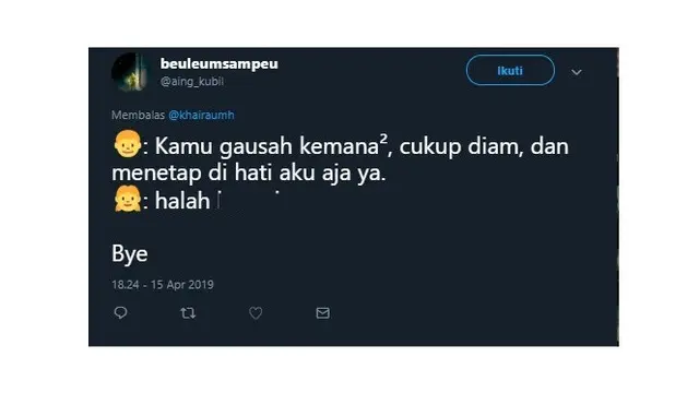 Curhatan Netizen Kamu Gak Usah Kemana-mana