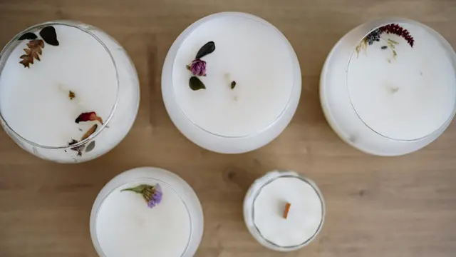 9 Inspirasi Menata Lilin
