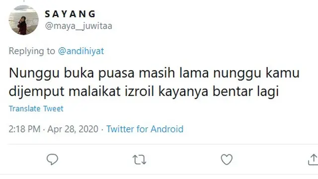 nunggu buka puasa